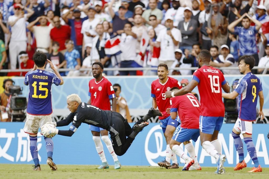 Ngày Samurai xanh Nhật Bản gãy kiếm trước Costa Rica 3